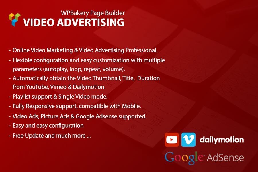 Video Advertising Addon For WPBakery Page Builder 1 Video Advertising Addon For WPBakery Page Builder