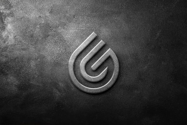 Wall Logo Mockup