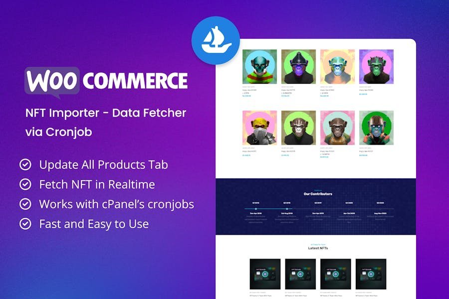 WooCommerce NFT Importer - Data Fetcher 1 WooCommerce NFT Importer - Data Fetcher
