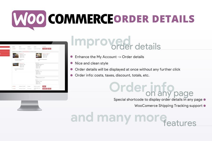 WooCommerce Order Details 1 WooCommerce Order Details