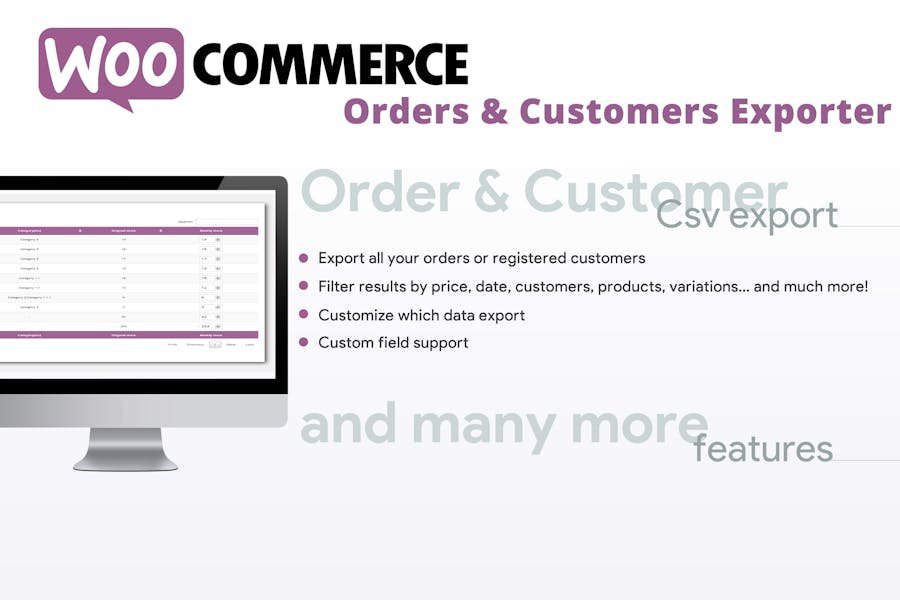 WooCommerce Orders & Customers Exporter 1 WooCommerce Orders & Customers Exporter