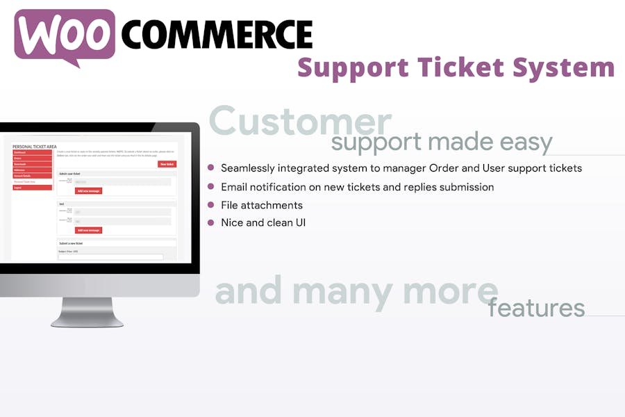 WooCommerce Support Ticket System 1 WooCommerce Support Ticket System