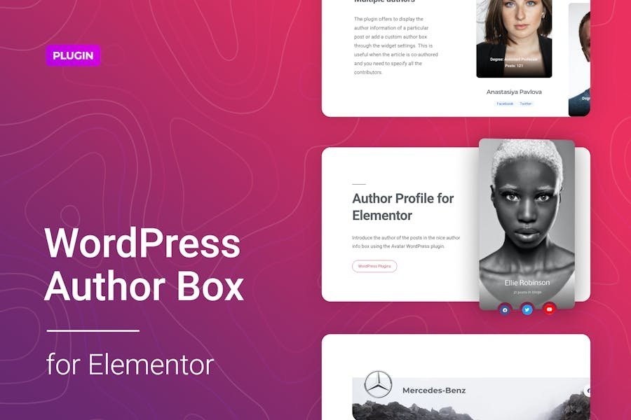 WordPress Author Box for Elementor 1 WordPress Author Box for Elementor
