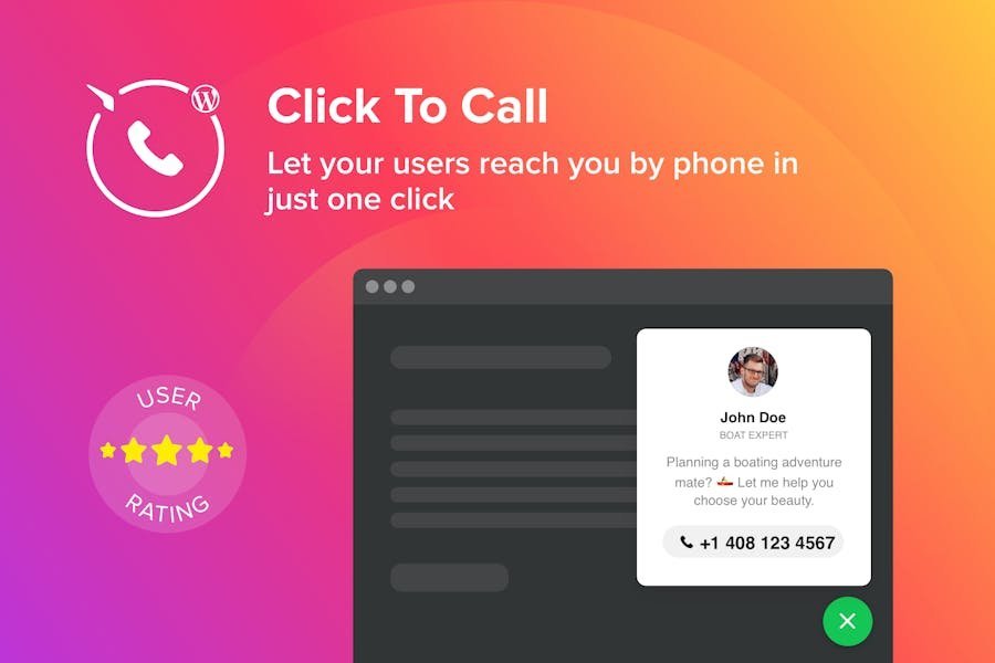 WordPress Click to Call Button Plugin 1 WordPress Click to Call Button Plugin