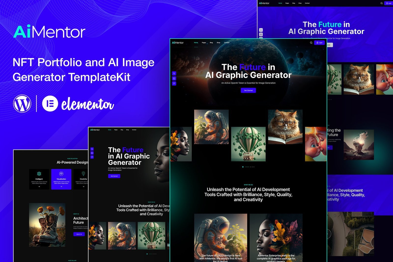 AiMentor - AI Image Generator Website Elementor Template Kit 1 AiMentor - AI Image Generator Website Elementor Template Kit