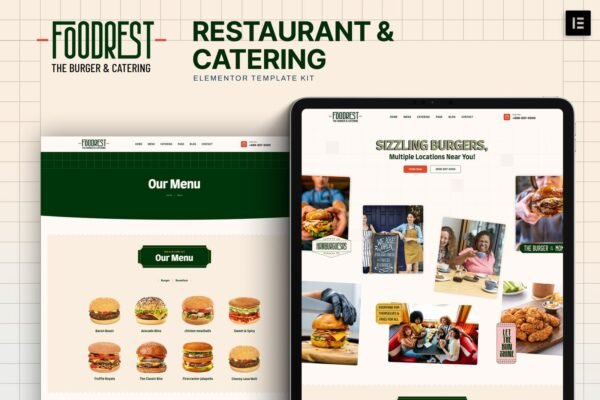 Foodrest - Restaurant & Catering Elementor Template Kit