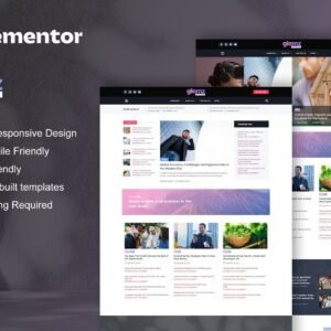 Glamz News Magazine Elementor Template Kit mainimage