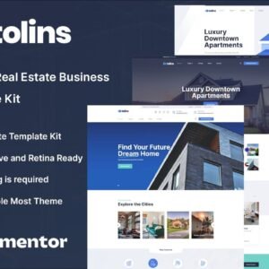 Tolips Real Estate Business Elementor Template Kit mainimage