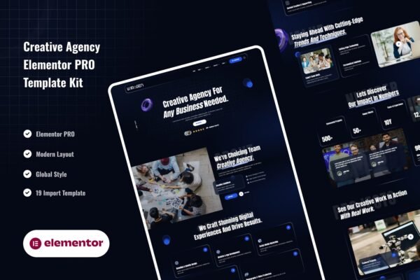 Wiragen - Creative Agency Elementor Pro Template Kit